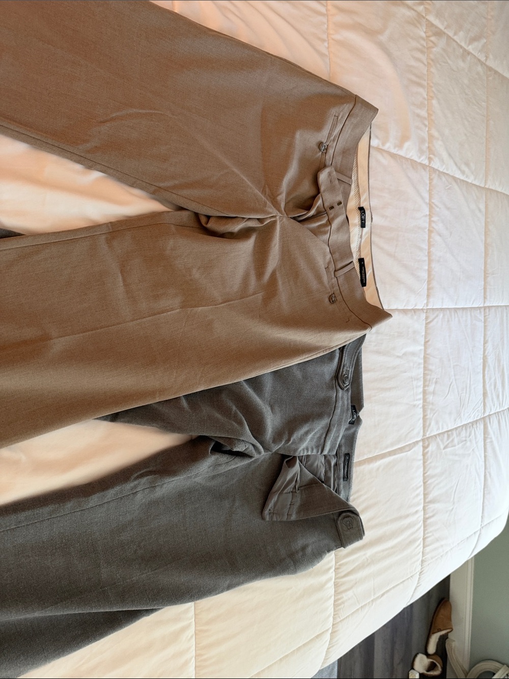 Loft size 12 Marisa trousers- tan and grey